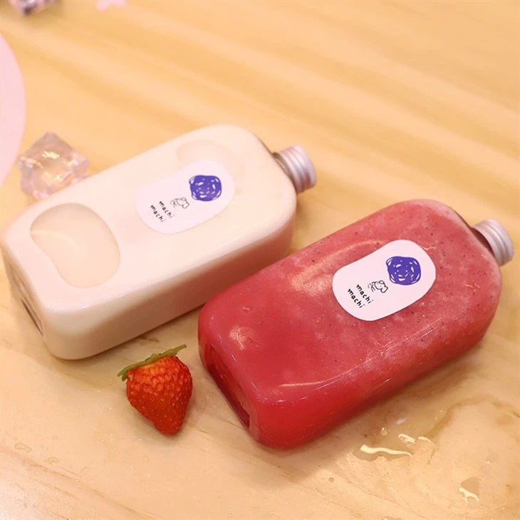 NH H 350ml Square Plastic Juice Bottle With Alu Cap