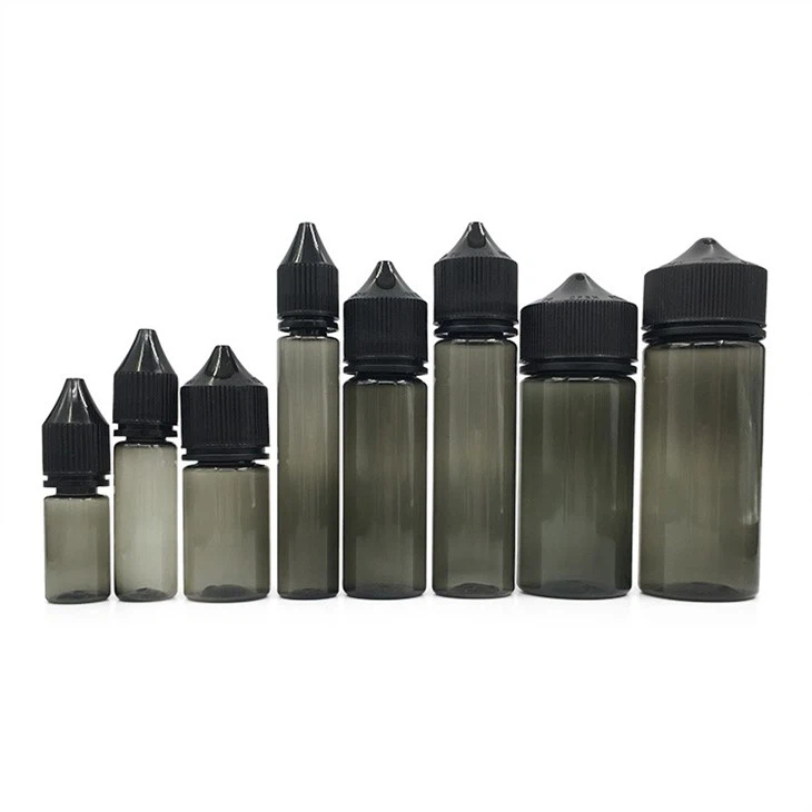 V3 Transparent PET Plastic Liquid Dropper Bottle Gorilla Oil 10ml 15ml 30ml 60ml 100ml 120ml